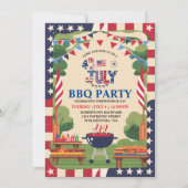 Invitation 4 juillet fête de l'indépendance (Devant)