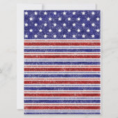 Invitation 4 juillet Fête de l'Indépendance conception du par (Dos)