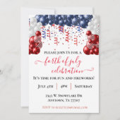 Invitation 4 juillet Fête de l'Indépendance I (Devant)