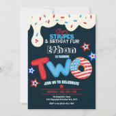 Invitation 4 juillet fête du 2e anniversaire (Devant)