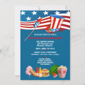 Invitation 4 juillet Fête Patriotique (Devant)