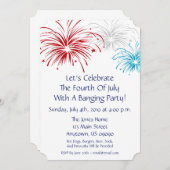 Invitation 4 juillet (Feu d'artifice d'Étoile) (Devant / Derrière)