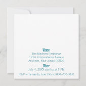 Invitation 4 juillet Fireworks Party (Dos)