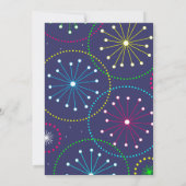 Invitation 4 juillet Fireworks Party (Dos)