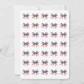 Invitation 4 juillet Little miss America 2e anniversaire (Dos)