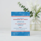 Invitation 4 juillet partie d'explosion de partie (Debout devant)