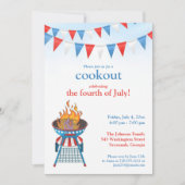 Invitation 4 juillet Party BBQ (Devant)