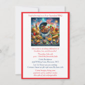 Invitation 4 juillet Patriotic Holiday BBQ (Devant)