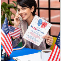 Invitation 4 juillet Potluck