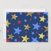 Invitation 4 juillet quatrième d'invitation d'anniversaire de (Dos)