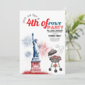 Invitation 4 juillet Red, White et BBQ (Debout devant)