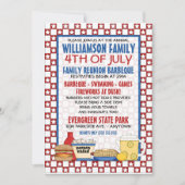 Invitation 4 juillet Réunion Familiale (Devant)