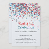 Invitation 4 juillet Stars (Devant / Derrière)