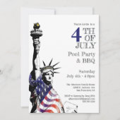 Invitation 4 juillet Statue de la Liberté (Devant)