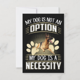 Invitation 4 Mon chien n'est pas une option Mon chien est une