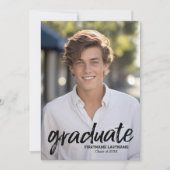 Invitation 4 Photo Annonce de graduation tendance - verticale (Devant)