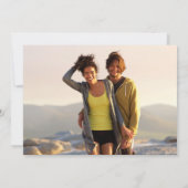 Invitation 4 Photo Botanical Greenery Mariage Feuille (Dos)