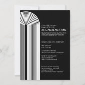 Invitation 4 Photo Couleur de l'école du match des diplômés - (Dos)