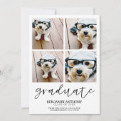 Invitation 4 Photo de graduation minimale MCM (Devant)