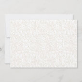 Invitation 4e anniversaire avec photo - Or blanc saphir (Dos)