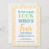 Invitation 4E ANNIVERSAIRE DE L'Invitation (Devant)