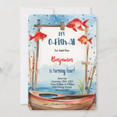 Invitation 4e anniversaire de pêche (Devant)