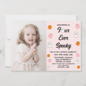 Invitation 4e anniversaire éffrayant (Devant)