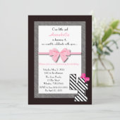 Invitation 4ème anniversaire de petites filles (Debout devant)