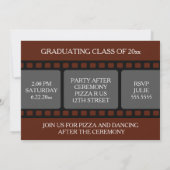 Invitation 4PHOTO Filmstrip Graduating Class de 2019 (Dos)