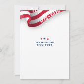 Invitation 4th Of July 250th Anniversary Celebration Party (Dos)