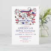 Invitation 4th of July Backyard BBQ & Fireworks America 250 (Debout devant)