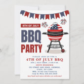 Invitation 4th of July BBQ - Independence Day Party (Devant)