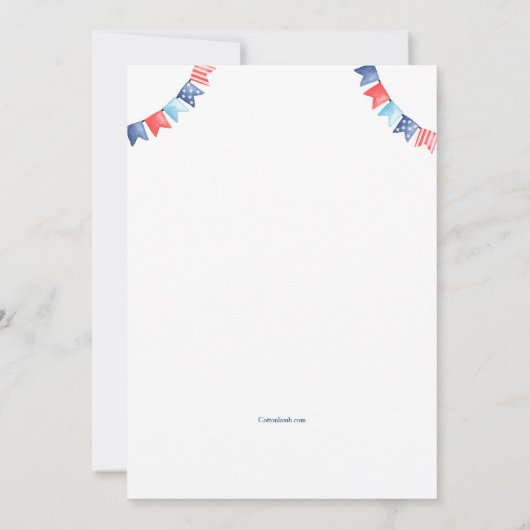 Invitation 4th of July Watercolor (Dos)