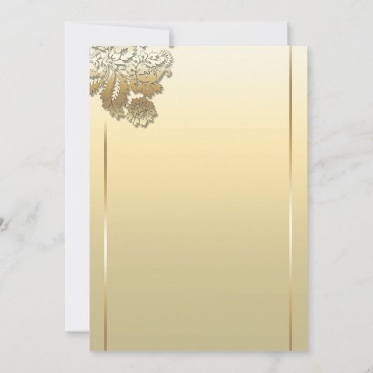 Invitation 50 anniversaire d'or (Dos)