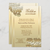 Invitation 50 anniversaire d'or (Devant / Derrière)