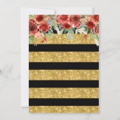 Invitation 50 años Roses rouges Anniversaire mexicain (Dos)