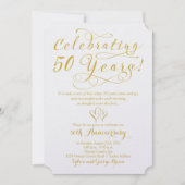 Invitation 50 ans 50e anniversaire de Mariage (Devant)