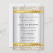 Invitation 50 ans de diamant or et argent (Dos)