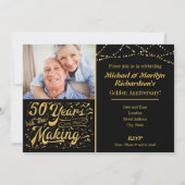 Invitation 50 ans de fabrication - Anniversaire de mariage d' (Devant)
