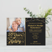 Invitation 50 ans de fabrication - Anniversaire de mariage d' (Debout devant)