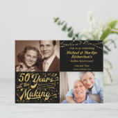 Invitation 50 ans de fabrication Anniversaire Then & Now (Debout devant)