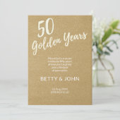 Invitation 50 Ans d'Or – Célébration Classique (Debout devant)