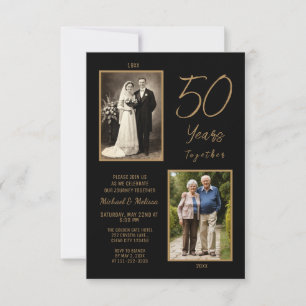 Invitation 50 Ans Ensemble Photo