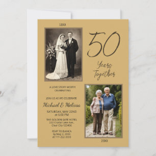 Invitation 50 Ans Ensemble Photo 50e Anniversaire