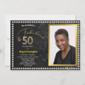 Invitation 50 ans et fabuleux Black Diamond 50e anniversaire (Devant)