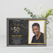 Invitation 50 ans et fabuleux Black Diamond 50e anniversaire (Debout devant)