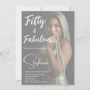 Invitation 50 ans et Fabuleux Fête d'anniversaire de 50 ans