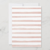 Invitation 50 ans Floral Cactus Golden Mariage Anniversaire (Dos)