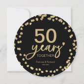 Invitation 50 ans Mariage Anniversaire Plaque de chargement I (Devant)