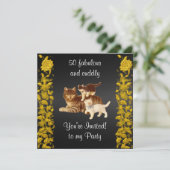 Invitation 50 chats de fête fabuleux et câlins (Debout devant)